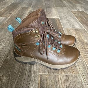 Merrell Vego Mid Leather WP Brown Hiking Boots Waterproof Women 7.5